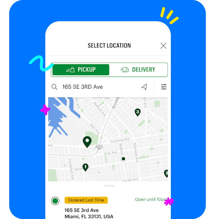 Online food requesting and conveyance