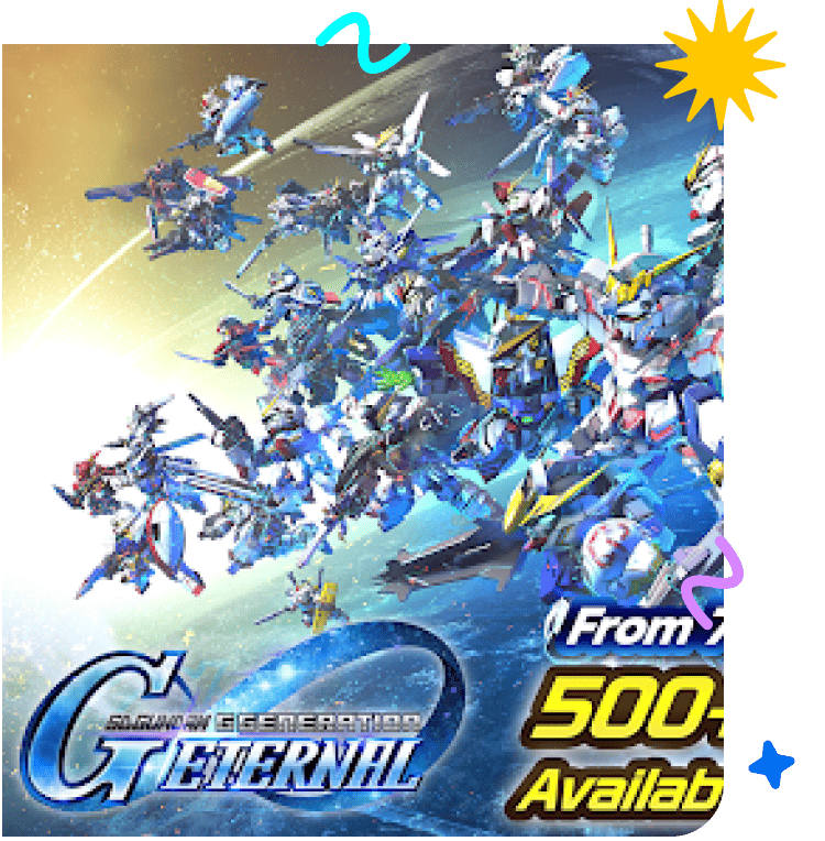 シリーズ最多のモビルスーツとキャラクター